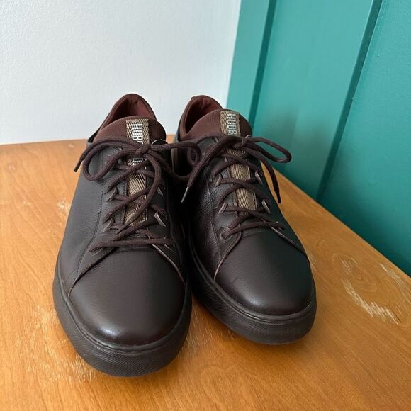 Samuel Hubbard Men’s Minimalist Flight Leather Sneaker Brown on Brown Lace-up - Picture 4 of 16